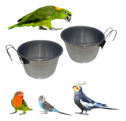Comedouro, Papagaio, Calopsita - Pássaros-roedores-kit -c/2
