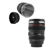 Pack X 3 Tazón Mug Lente De Camara Metálico Acero/ Eshopviña