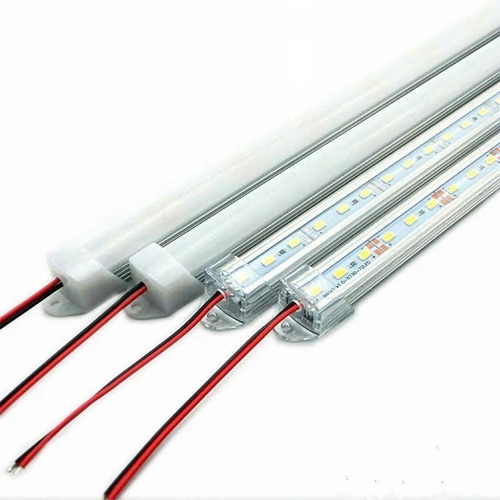 01 Barra Led 12 V 20cm  C/ Calha Leitosa Ou Transparente