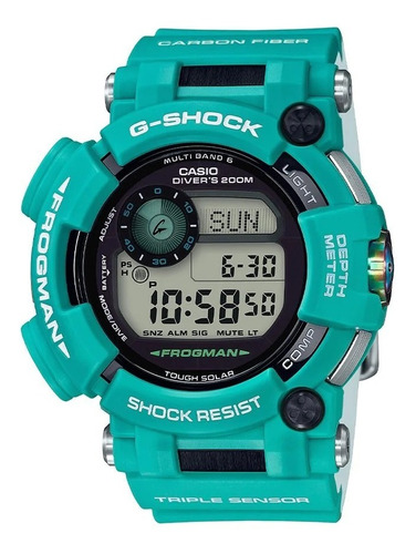 Reloj Casio G-shock Gwf-d1000mb-3dr Unisex Color De La Correa Verde Color Del Fondo Negro