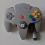 Control Nintendo 64 Original Gris En Perfecto Estado
