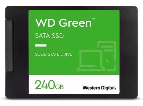 Disco Sólido Ssd Interno Western Digital Wd Green Wds240g3g0a 240gb Negro