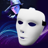 Máscara De Halloween Pvc Caballero Ghost Dance Hip Hop Másca