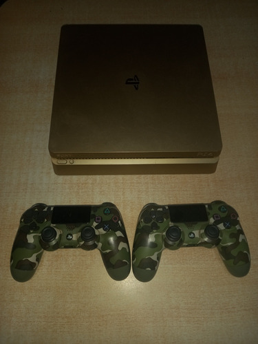 Ps4 Slim Gold 500gb 2 Joysticks 11 Juegos