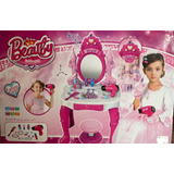 Set De Belleza Niñas Tocador Infantil Luces Y Sonido 