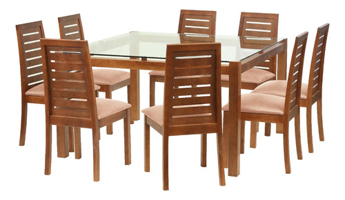 Jgo. De Comedor Barcelona 1400x1400 S/tenerife Cuero Beige