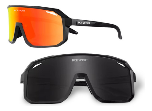 2 Lentes Polarizados Deportivos Ciclismo Running Uv400