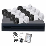 Dahua Kit 8 Cámaras Seguridad 1mp Videovigilancia + 3tb Color Blanco
