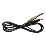 Cable De Audio 1 Mini Plug 3,5mm Stereo A 1 Plug 6,5mm 4 Mts