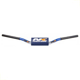 Manubrio Aluminio Motocross Enduro Fat 28.6mm Blanco Y Azul