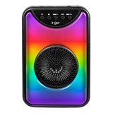 Parlante T-go Berlín Inalámbrico Bluetooth Luces Radio Fm 