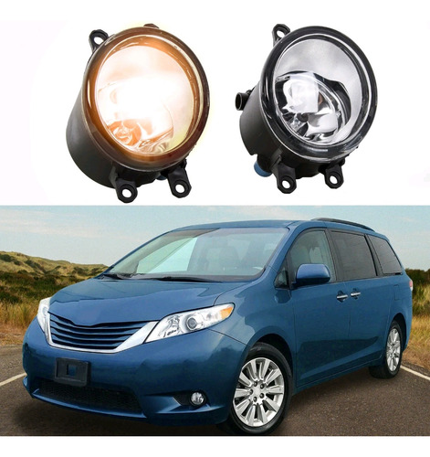 Carelos Neblina Faros Antiniebla Toyota Sienna 2011 2017 Foto 2