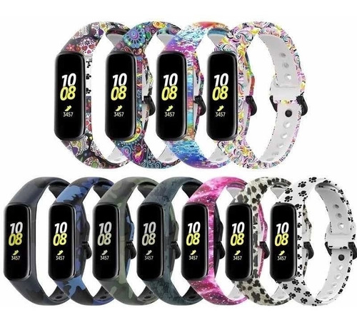 Correas Silicona Para Samsung Galaxy Fit 2 R220 - Diseños