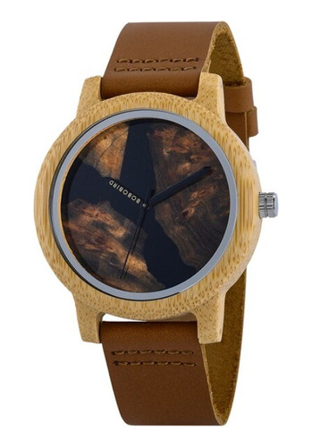 Reloj De Madera Hombre Modelo Brown