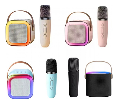 Caixa De Som Karaokê Microfone K12 Infantil Bluetooth