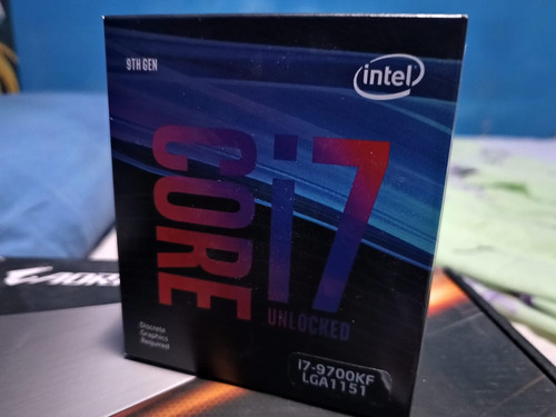 Intel Core I7 9700-kf,  Con Mother Gigabyte B35 M Aorus Elit