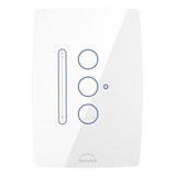 Interruptor Dimmer Wifi Inteligente Touch 3 Botões Dometek