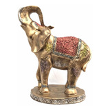 Figura Decorativa Elefante Tibetano Zen Budista Abundancia