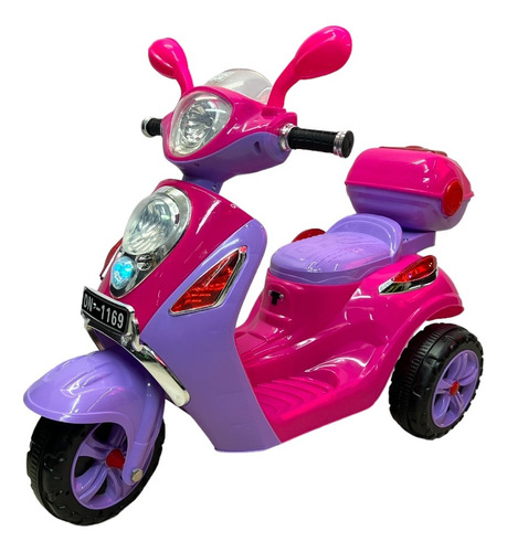 Moto Barbie Paseadora De Niñas 1-6 Años Electrica Recargable