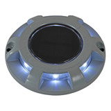 Tacha Led Solar Para Piso Alum 2w Litex