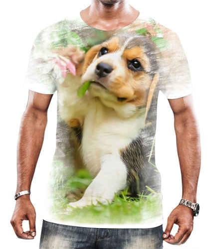 Camiseta Camisa Cachorro Raça Beagle Dócil Filhotes Cão Hd 2