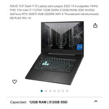 Asus Tuf Dash F15 Laptop 15.6 Pulgadas