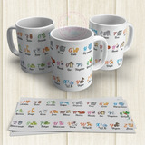 Plantillas Tazas Didacticas Mockup Sublimacion Sublimar 