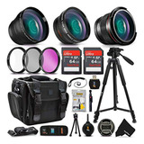 Kit De Accesorios De Lentes Profesionales De 58mm Compatible