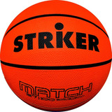 Pelota Basquet Basket Numero 7 Striker Goma Vulcanizada N° 7 Color Naranja