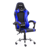 Silla De Escritorio Nextep Falkor Gamer Ergonómica  Negra Y Azul