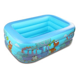 Piscina Inflable Bebe Piscina Inflable Niños Rectangular 210