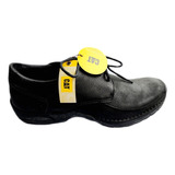 Zapato Caterpillar De Cuero Negro Us 12 Hombre