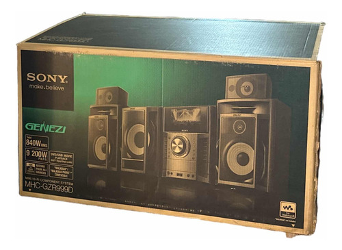 Micro Componente Nuevo Sony Genezy