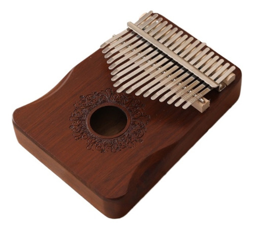 Instrumento De Piano De Pulgar De Madera Africana Kalimba De