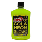 Asuper Radex Slime Glow Cola Para Slime 2019 Neon 500g Cor Amarelo