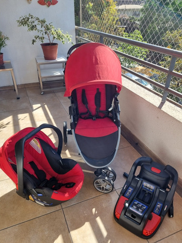 Coche Britax Travel System B-lively 35 Rojo