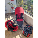 Coche Britax Travel System B-lively 35 Rojo