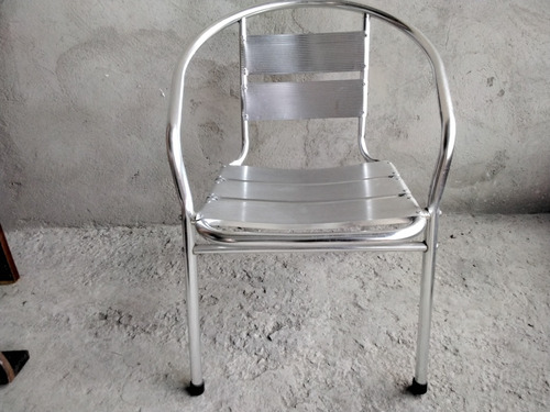 Cadeira De Alumínio Para Área Externa - Q8. 55x59x75cm