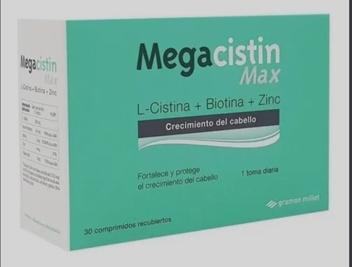 Megacistin Max Fortalecedor Anti Caída Cabello 30 Comprimido