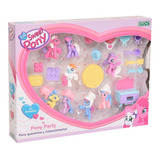 My Sweet Pony Set Figuras X 8 Y Accesorios Art 2087