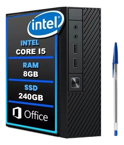 Mini Pc Cpu Intel Core I5, Ram 8gb Ssd 240gb - Hdmi - Wifi