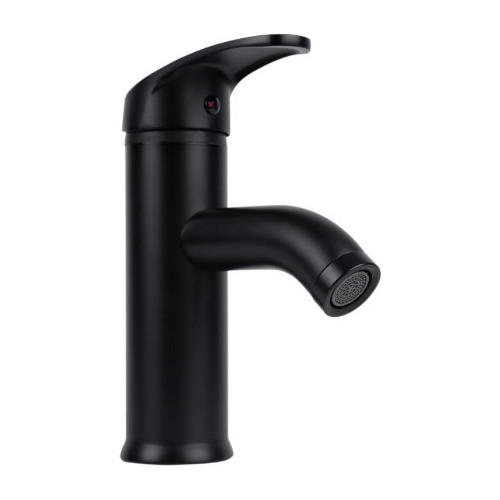 Monomando Ecológico Negro Mate Para Lavabo Dica 4434.2