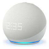 Controle De  Voz E Casa Inteligente: Echo Dot 5 Com Relógio 