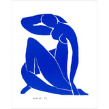 Lamina Fine Art Desnudo Azul Ii Henri Matisse 50x70 Mycarte