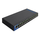 Switch Linksys Lgs116p Gigabit Ethernet 16 Puertos 8000 Entr