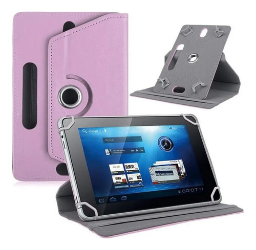 Funda Tablet 8 Pulgadas Ajustable Sólida Con Tapa