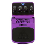 Behringer Od-300 Pedal Overdrive/distortion Full Color Lila