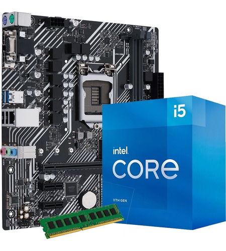 Actualizacion Combo Intel Core I5 11400 + 8gb + Mother