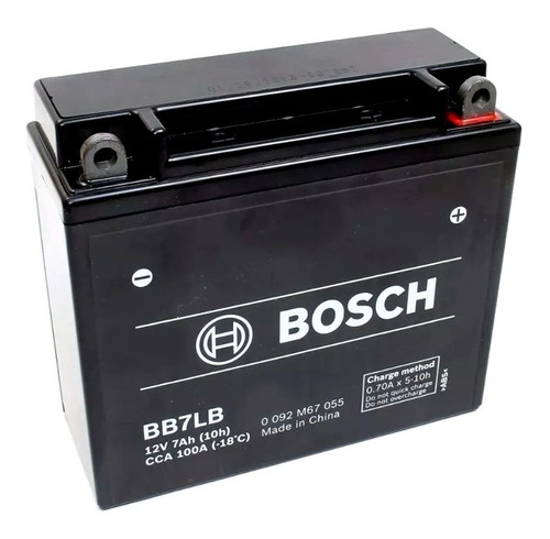 Bateria Gel Agm Bosch Bb7lb Guerrero Cg 125 Cerro Colt 200