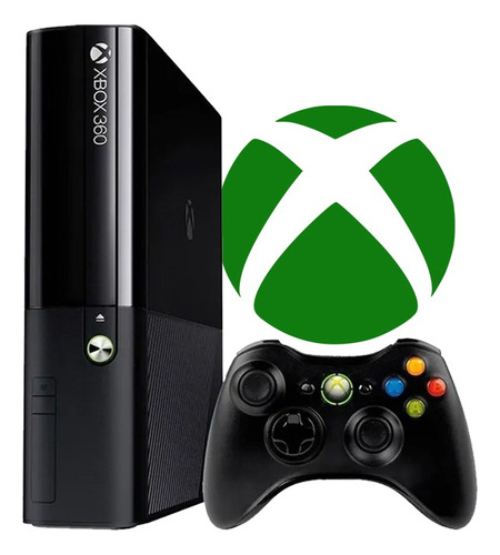 Microsoft Xbox 360 Super Slim 4gb Preto + 1 Controle